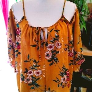 CLASSY OFF THE SHOULDER BLOUSE, SIZE LARGE